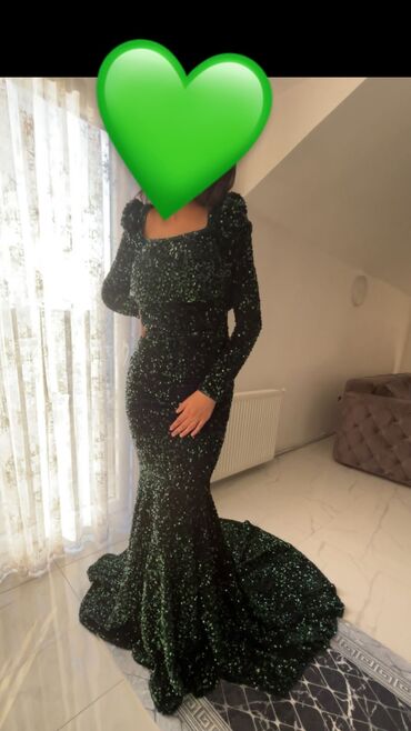 maturske haljine kragujevac: Elegant XS (EU 34), color - Green, Evening, Long sleeves at lalafo.rs maturske haljine kragujevac: Elegant XS (EU 34), color - Green, Evening, Long sleeves