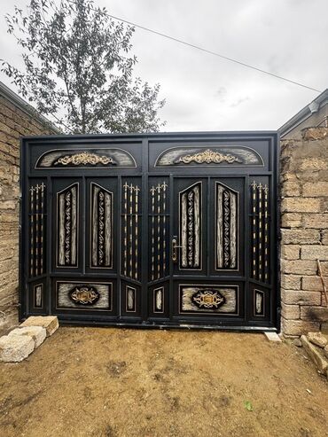 Həyət darvazaları: Yeni Dəmir Həyət darvazası, 3 m, Mexaniki, Qapı ilə, rəng - Qara, Kredit var, Ödənişli quraşdırma, Ünvandan götürmə, Ödənişli çatdırılma, Rayonlara çatdırılma -da lalafo.az — 12 Həyət darvazaları: Yeni Dəmir Həyət darvazası, 3 m, Mexaniki, Qapı ilə, rəng - Qara, Kredit var, Ödənişli quraşdırma, Ünvandan götürmə, Ödənişli çatdırılma, Rayonlara çatdırılma — 12