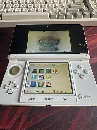 nintendo: Nintendo 3DS (белая), идеальное состояние. Прошита, последняя luma — 1