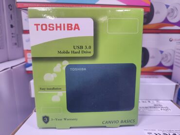 Monitorlar: Xarici SSD disk Toshiba, 120 GB, 3.5", Yeni