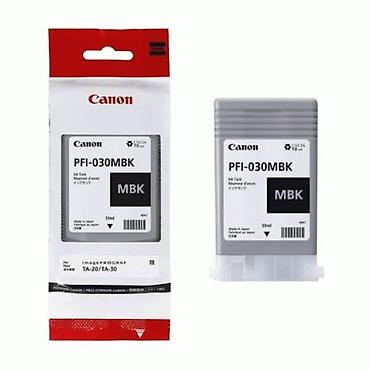 dtf printer epson: Canon PFI-030 MBK 3488C001AA Matte Black orijinal pigment mürəkkəb — 1