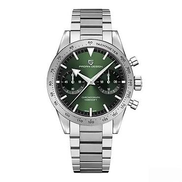 Ručni satovi: PAGANI DESIGN PD-1766 - 40mm - Zelena - Seiko mvmt Potpuno nov muški — 9