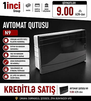 Avtomat Qutusu N9 - Yüksək keyfiyyətli plastik materialdan - İstiyə