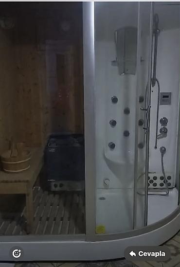 Kombinə edilmiş sauna və hidromassajlı duş kabinası - 2 bölməli