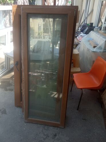 Plastik pəncərələr: İşlənmiş İkiqat şüşə paketi Plastik pəncərə, Еni: 44 sm, Uzunluğu: 43 sm — 21