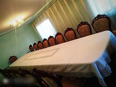 Кухонные столы: Стол длина 5 метр. столду кичирейтсе болот. Стул 20 штук. Материал — 3