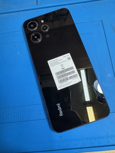 оперативная память ddr3 sdram: Redmi, Redmi 12, Колдонулган, 128 ГБ, түсү - Кара, 2 SIM