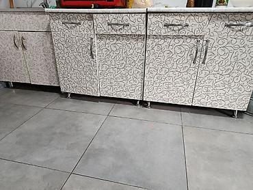 silver kitchen: Кухонные тумбы напольные с рабочей столешницей. - Комплектация — 2