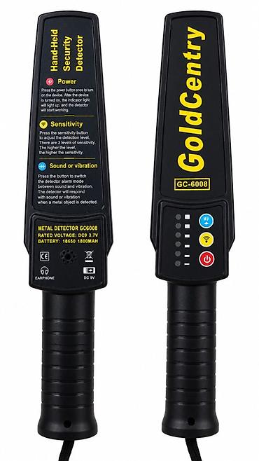 detektor: GoldCentry GC-6008 əl tipli metal detektoru - Təhlükəsizlik üçün əl — 1