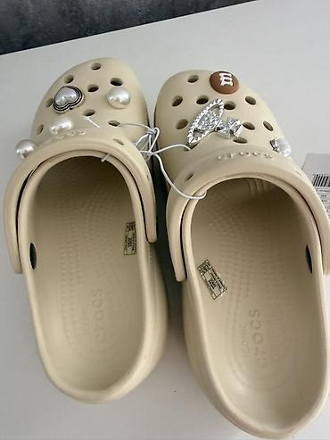Сабо: Сабо, 36, 39, Crocs, Новый, цвет - Бежевый, Платная доставка, Бесплатная доставка, Самовывоз — 3
