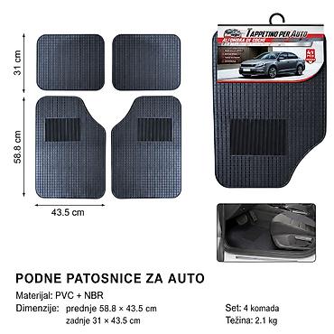 KMT patosnice za automobile 2000108-A Set podnih patosnica na lalafo.rs KMT patosnice za automobile 2000108-A Set podnih patosnica