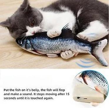 Oprema za kućne ljubimce: MAGIC FISH – pokretna interaktivna igračka za mačke - Imitira pokrete — 23