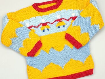 sweterek z wiązaniem na plecach: Sweater, 5-6 years, 110-116 cm, condition - Good
