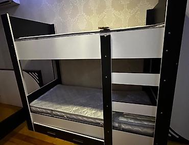 Uşaq mebeli: 🛏️ 2 MƏRTƏBƏLİ KRAVAT — XÜSUSİ SİFARİŞLƏ HAZIRLANIB 👧👦 Uşaq və — 2