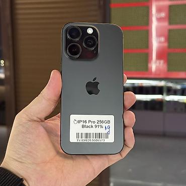 one plus 13: IPhone 16 Pro, Б/у, 256 ГБ, Black Titanium, Защитное стекло, 91 % — 1