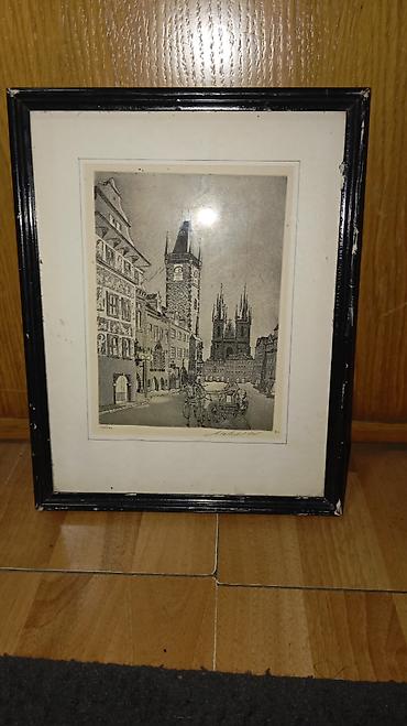 Slike i ramovi: Emil Vanke - Stari Prag (Originalni Bakropis 31/100) — 1