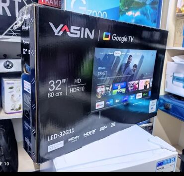 телевизор yasin 32: Срочная Акция Телевизор ясин 32g11 android, 81 см диагональ, с