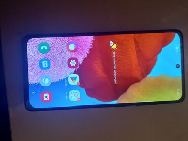 samsung mobil: Samsung Galaxy A52, 128 GB, rəng - Qara, Barmaq izi, Face ID