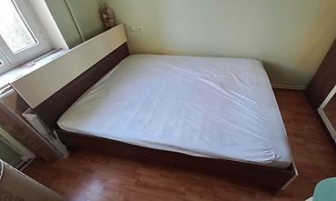 Çarpayılar: İşlənmiş, İkinəfərlik çarpayı, Bazasız, Matras ilə, Siyirməsiz, Azərbaycan — 3