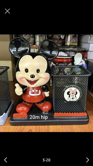 Masaüstü dəstlər: Qələm qabları satılır.Çeşidlər çoxdur. Spiderman,MickeyMouse,Hardman — 3