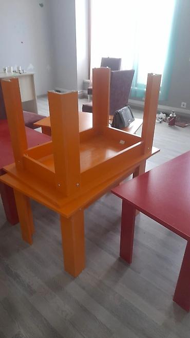 Digər uşaq mebeli: Bagça stol stul sexdən bir başa isdelnın sayda isdlnən rəngdə isdəlnə — 9