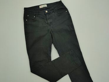 Moda: Dżinsy XL (EU 42), stan - Bardzo dobry, wzór - Jednolity kolor, kolor - Czarny