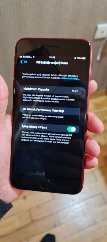 Apple iPhone: IPhone 8 Plus, 64 GB, Qırmızı, Barmaq izi -da lalafo.az — 9 Apple iPhone: IPhone 8 Plus, 64 GB, Qırmızı, Barmaq izi — 9