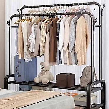 Вешалки: Стойка-вешалка для одежды YP-610 с колёсами ✨ Идеальное решение для — 2