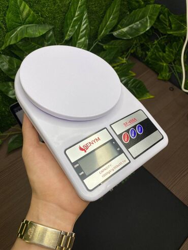 Кофеварки и кофемашины: Элегантные пластиковые кухонные весы ELECTRONIC Kitchen Scale SF-400