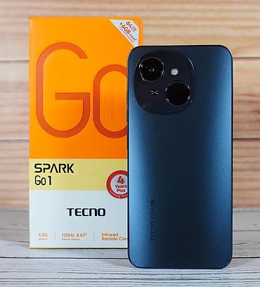 masaj spa: Tecno Spark Go, 128 GB, rəng - Göy — 3