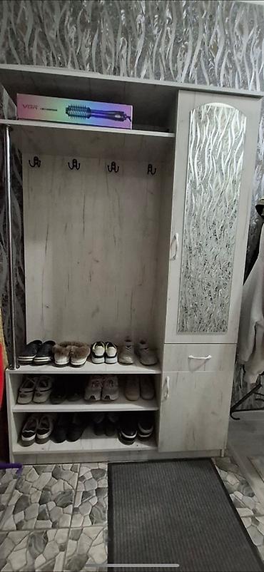 зеркало с подсветкой в полный рост: Шкаф-прихожая, Б/у, Без зеркала, ЛДСП — 1