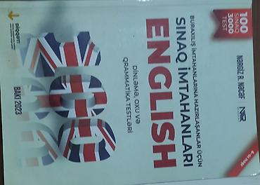 test kitablar: Məhsul: “English – Buraxılış imtahanlarına hazırlaşanlar üçün sınaq — 1