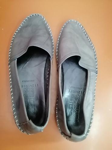 серые мужские мокасины: Qadın mokasinləri – boz rəng - Model: slip-on mokasin - Rəng: tünd — 2