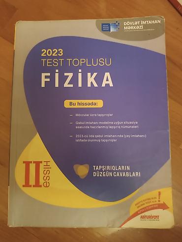 Testlər: Məhsul: Fizika, ingilis dili, informatika test topluları dəsti - — 3