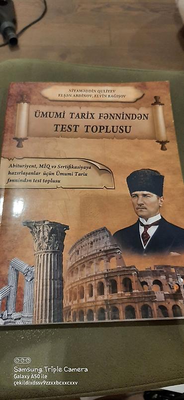 Testlər: Məhsul: “Ümumi Tarix fənnindən Test Toplusu” kitabı Müəlliflər — 1