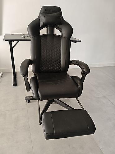 Ofis mebeli: LEGENД brendli qara gaming/ofis kreslosu - Yarış tipli ergonomik — 3