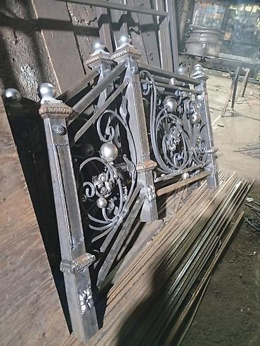 Изготовление перил: Изготовление перил Материал: Кованное железо, Наружные, Бесплатный замер — 169