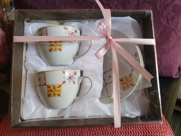 Kuhinjski setovi: Solje nove porcelanske za dvoje. Komada. 2. Tacne. 13,5cm. Solje na lalafo.rs — 1 Kuhinjski setovi: Solje nove porcelanske za dvoje. Komada. 2. Tacne. 13,5cm. Solje — 1