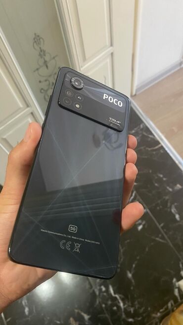 поко x 5: Poco X4 Pro 5G, Новый, 128 ГБ, цвет - Черный, 2 SIM