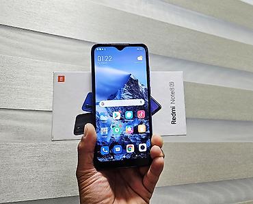 Redmi: Redmi, Redmi Note 8T, Б/у, 64 ГБ, цвет - Синий, 1 SIM, 2 SIM — 1