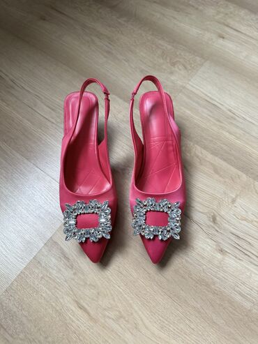 женские туфли со шнурками: Туфли 37, цвет - Розовый