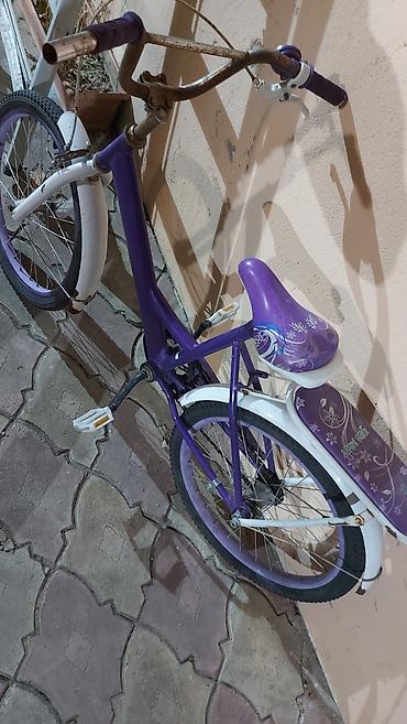 Uşaq velosipedi – bənövşəyi/ağ rəng kombinasiyası - Təxmini ölçü: 20"