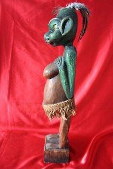 Figure: STARA DRVENA FIGURA ŽENE, RUČNI RAD, UNIKAT | Drvena figura žene iz — 13