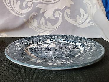 hiruski celik kraljevski rad: Engleski tanjiri Royal Tudor Ware iz 70ih godina. Desertni engleski — 5