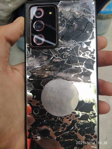 samsung note 20 qiymeti: Samsung Galaxy Note 20 Ultra, 256 GB, Qırıq, Sensor, Barmaq izi