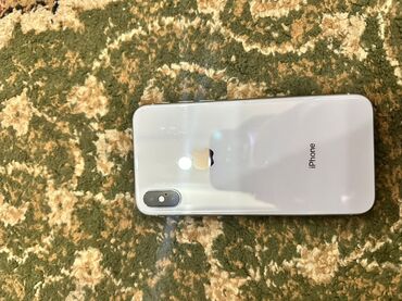 айфон 11 п: IPhone X, Б/у, 64 ГБ, Белый, Чехол, 74 %