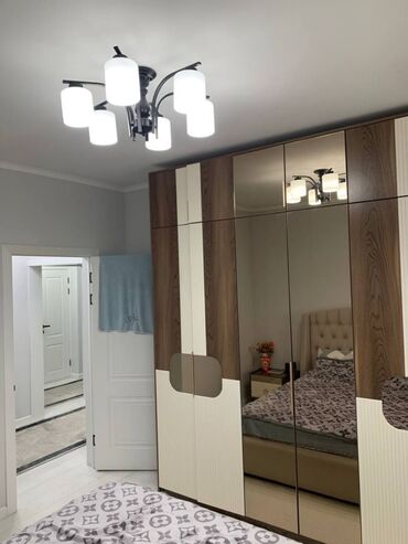 ош базар квартира керек: 3 комнаты, 81 м², 106 серия, 8 этаж, Евроремонт