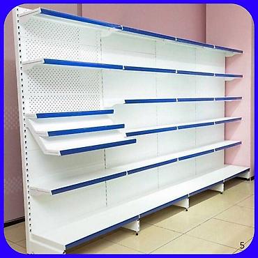 Стеллаж металлический, сборные стеллажи, стеллажи для магазинов, полки — 2