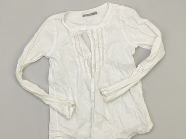 bluzka biała długi rękaw: Bluzka, Cool Club, 12 lat, 146-152 cm, stan - Zadowalający