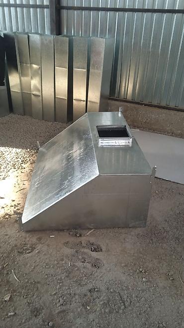 Установка вытяжек и вентиляции: Оцинкованные воздуховодные зонты/колпаки для приточно‑вытяжной — 1